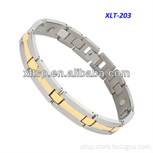 XLT-203 Normal Stainless Steel Simple Magnetic Bracelet